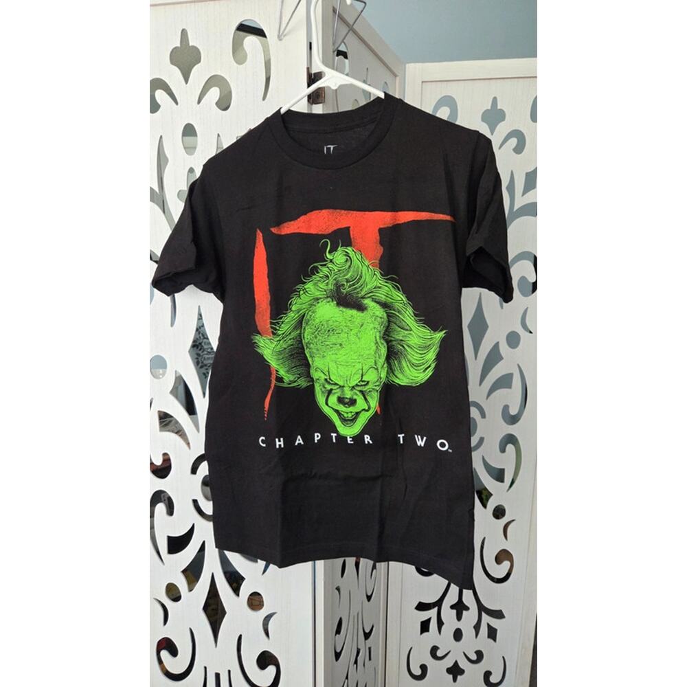 IT Chapter Two Pennywise Horror Tee Small NWT Black Stephen King Movie